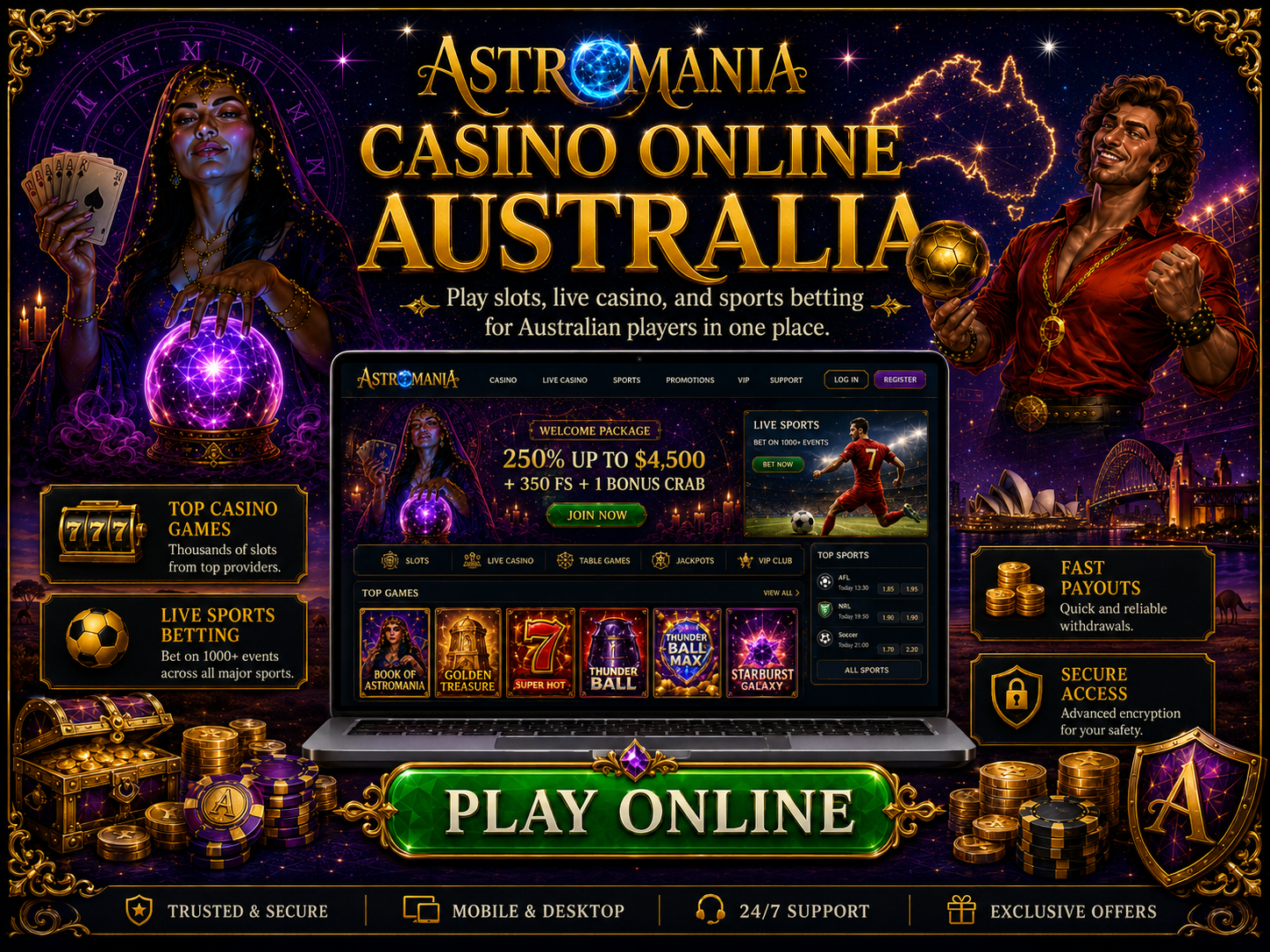 Astromania Online Casino Australia